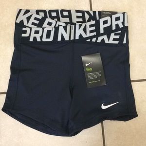 Nike Pro Dri-Fit Navy Blue Shorts